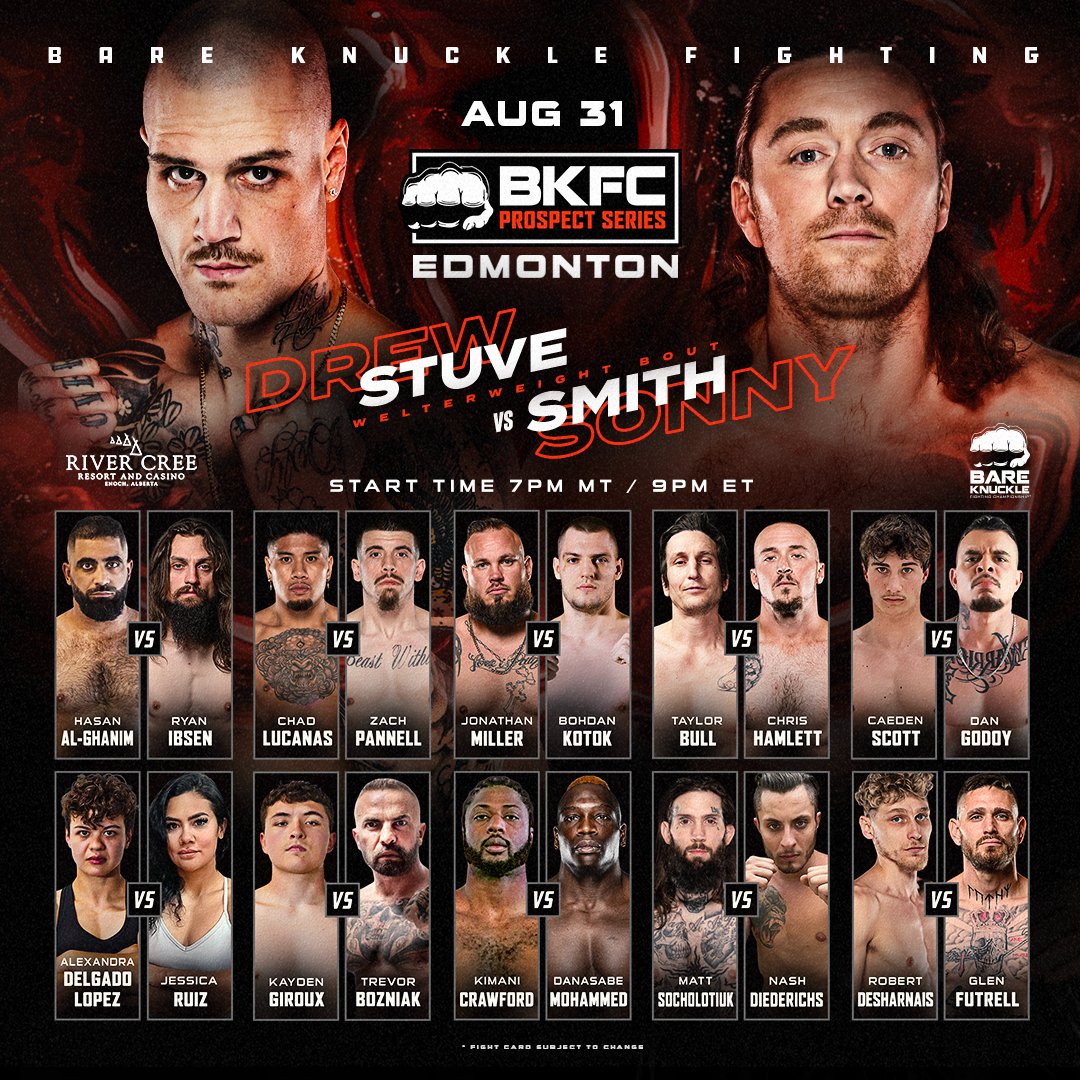 BKFC Prospects Edmonton Poster