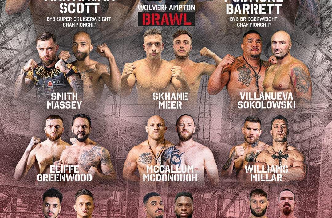 BYB 33 fight card poster