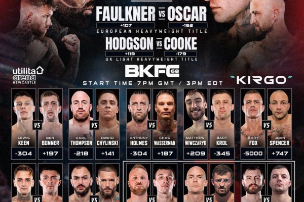 BKFC 68 Fight Card Poster