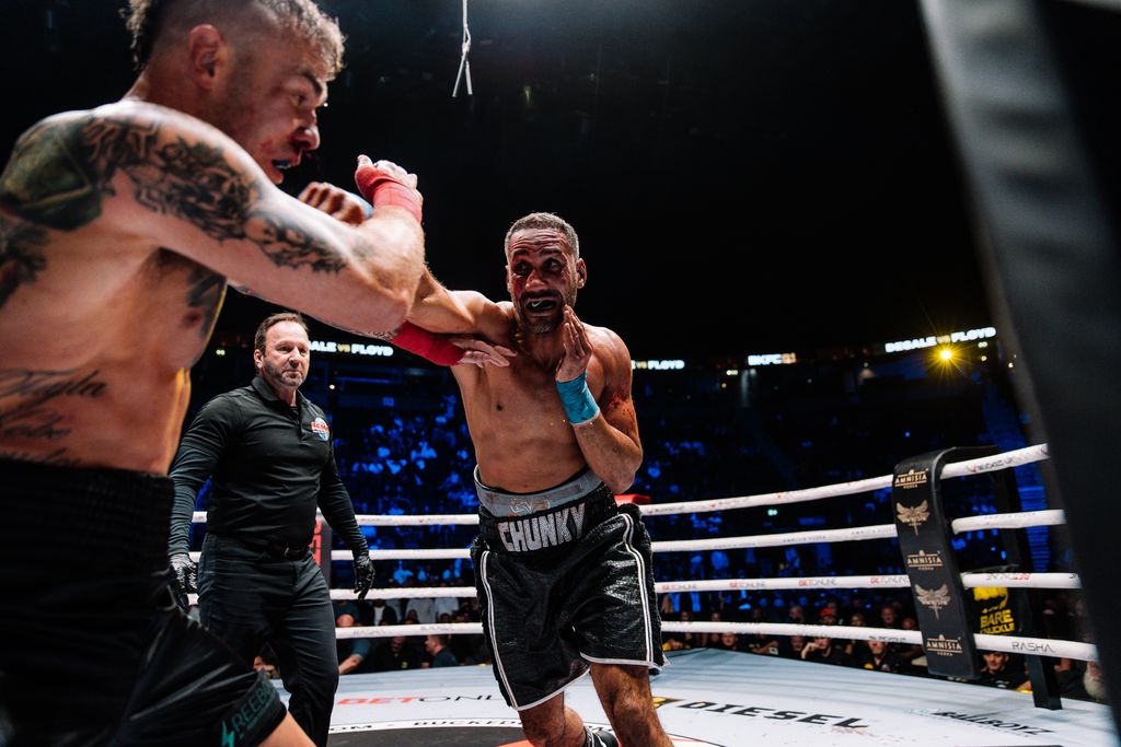 Degale vs Floyd fight photo from BKFC 81