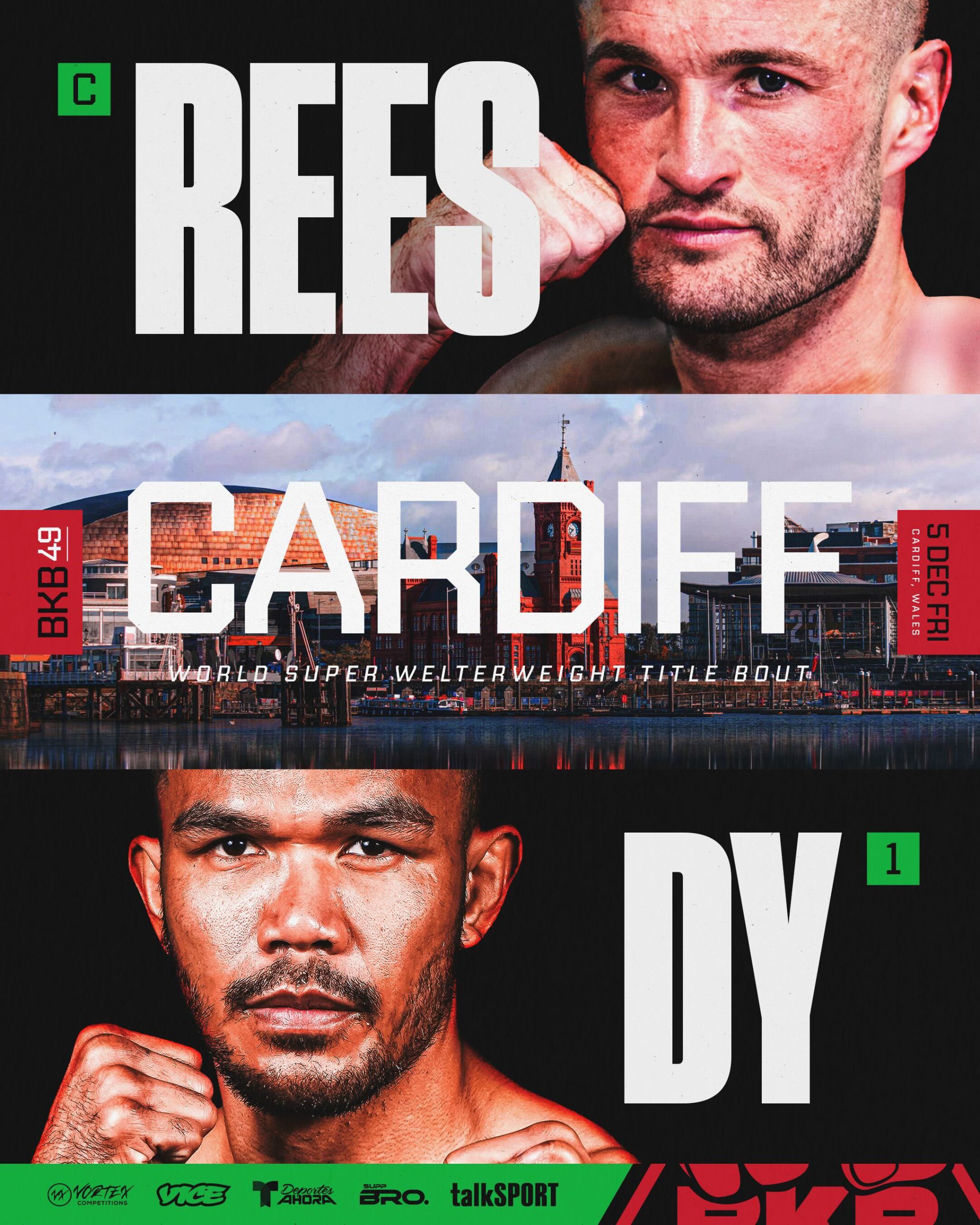 BKB Rees vs Dy Fight Poster