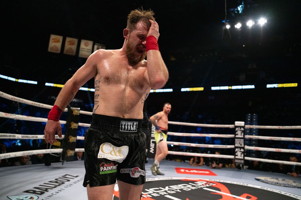 Ashton Caniglia eye injury BKFC Mohegan Sun